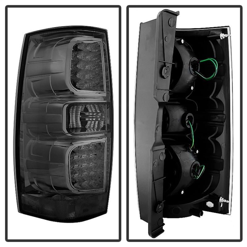 xTune Chevy Suburban/GMC Yukon/Yukon Denali 07-14 LED Tail Lights Smoked ALT-JH-CSUB07-LED-G2-SM