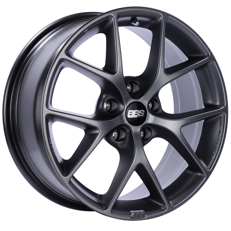 BBS SR 17x7.5 5x114.3 ET42 Satin Grey Wheel -82mm PFS/Clip Required