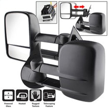 Load image into Gallery viewer, xTune Chevy Silverado 07-12 L&amp;R Manual Extendable Power Heated Adjust Mirror MIR-CSIL07-PW-SET