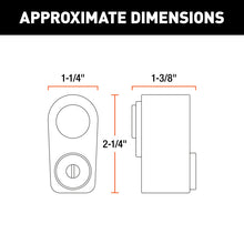 Load image into Gallery viewer, Curt Spare Tire Lock (Chrome)