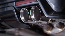 Load image into Gallery viewer, Stainless Works 2016-18 Cadillac CTS-V Sedan Axle Back System Dual-Mode Turbo Mufflers 4in Tips