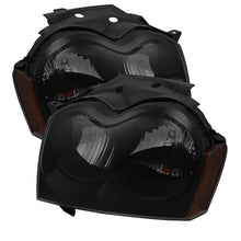 Load image into Gallery viewer, xTune Jeep Grand Cherokee 05-07 Crystal Headlights Black Smoked HD-JH-JGC05-AM-BSM