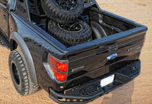 Load image into Gallery viewer, Addictive Desert Designs 10-14 Ford F-150 Raptor Dimple R Rear Bumper w/ Backup Sensor Cutout