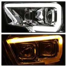 Load image into Gallery viewer, xTune 16-18 Toyota Tacoma SR/SR5 DRL Projector Headlights w/Turn Signal - Chrm (PRO-JH-TTA16-SR-C)