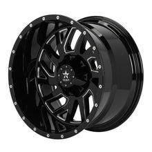 Load image into Gallery viewer, RBP 65R Glock 22x12 5x114.3 BP / 4.75 BS / -44mm Offset 78mm CB Gloss Black w/Machined Grooves Wheel