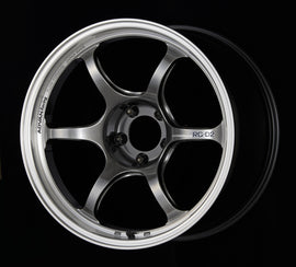Advan RG-D2 17x7.0 +42 4x100 Machining and Racing Hyper Black Wheel