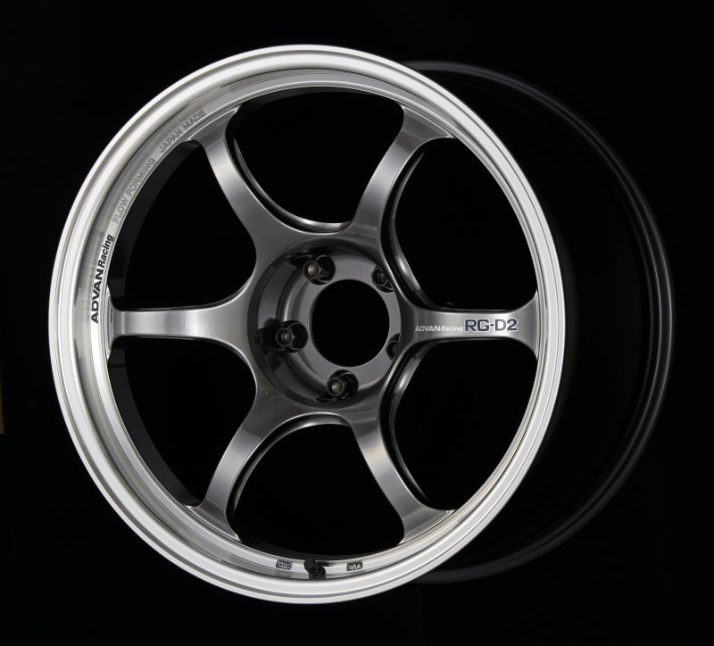 Advan RG-D2 18x9.5 +29 5x114.3 Machining and Racing Hyper Black Wheel