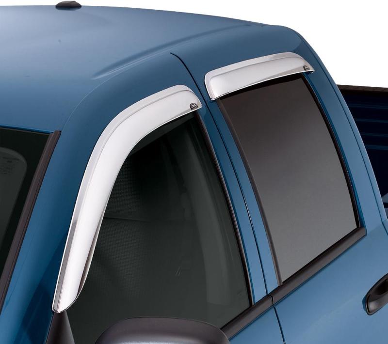 AVS 96-02 Toyota 4Runner Ventvisor Outside Mount Front & Rear Window Deflectors 4pc - Chrome