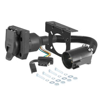 Load image into Gallery viewer, Curt Universal Dual-Output 7 &amp; 4-Way Connector (Plugs into USCAR)