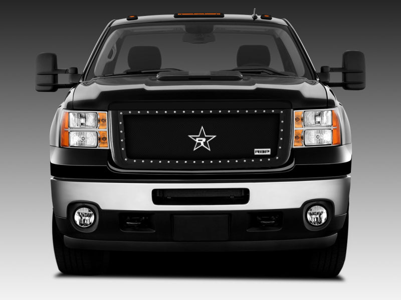 RBP NDX Series All Black Grille 11-14 GMC Sierra 2500/3500
