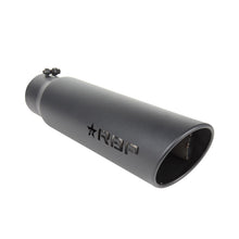 Load image into Gallery viewer, RBP RX-7 High Heat Textured Exhaust Tip Inlet 4in. / Outlet 5in. / Length 18in. - Black