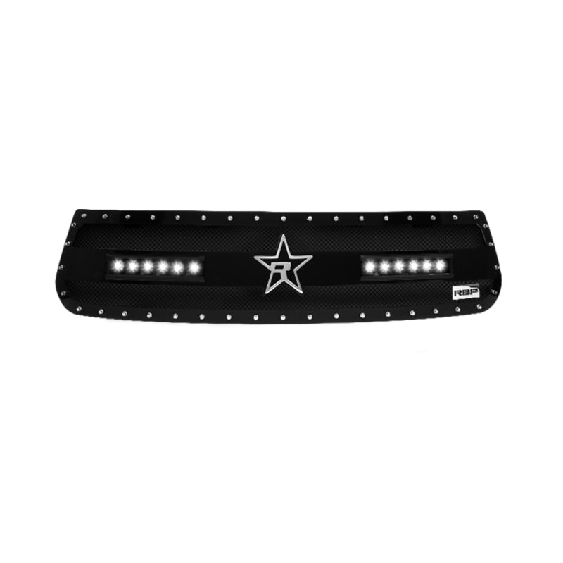 RBP RX-3 Midnight Ed. Black LED Bar Grille (Studded) 14-17 Toyota Tundra (Will Not Work w/Camera)