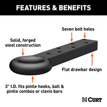 Load image into Gallery viewer, Curt Lunette Eye Drawbar (22000lbs 3in I.D.)