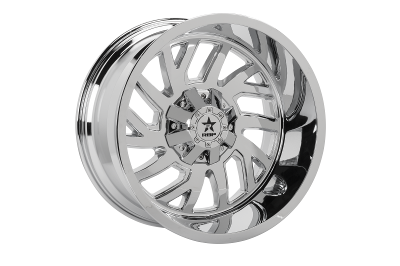 RBP 65R Glock 22x12 5x150 BP / 4.75 BS -44mm Offset 110mm CB (Hub Centric) Chrome Wheel