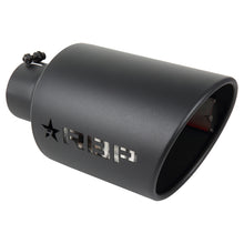 Load image into Gallery viewer, RBP RX-7 Magnum Edition High Heat Textured Exhaust Tip Inlet 5in / Outlet 8in / Length 15in - Black