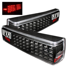 Load image into Gallery viewer, xTune Ford Mustang 87-93 LED Tail Lights Black ALT-ON-FM87-LED-BK