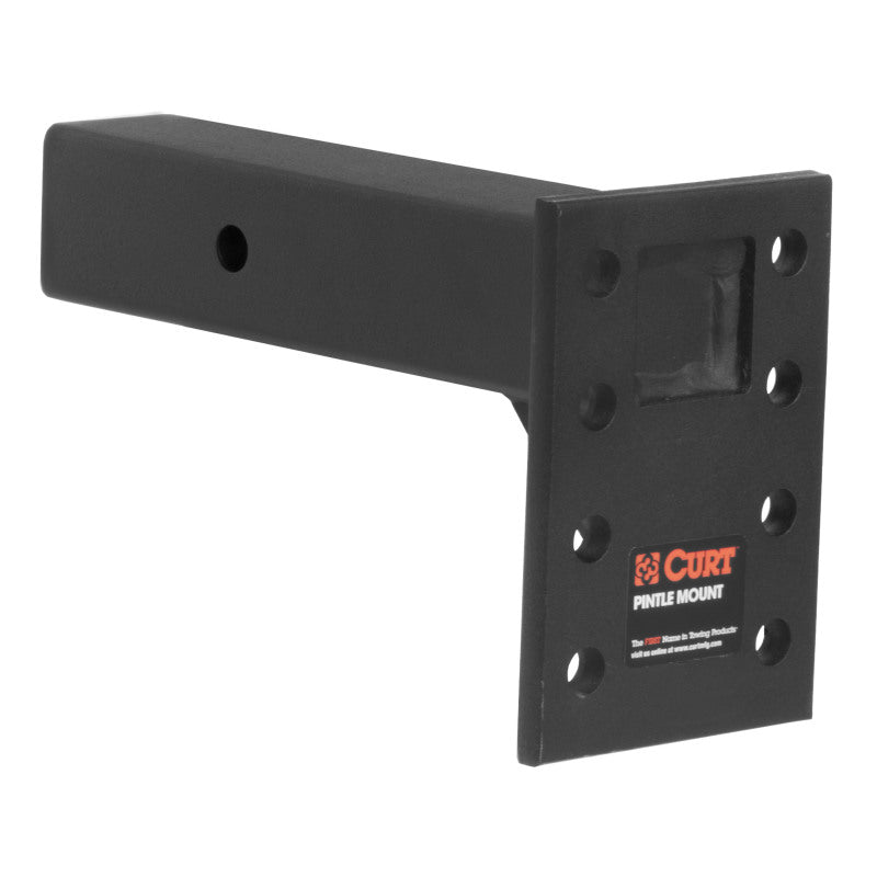 Curt Adjustable Pintle Mount (2-1/2in Shank 18000lbs 7in High 8in Long)
