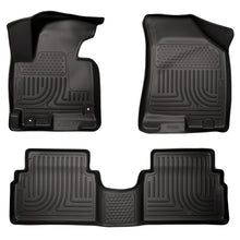 Load image into Gallery viewer, Husky Liners 11-12 Kia Sportage WeatherBeater Combo Black Floor Liners