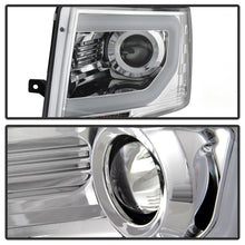 Load image into Gallery viewer, Spyder Ford F150 13-14 Projector Factory Xenon Model- Light Bar DRL Chrm PRO-YD-FF15013-LBDRL-HID-C