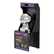 Load image into Gallery viewer, Curt 1-7/8in Trailer Ball (3/4in x 1-5/8in Shank 2000lbs Chrome Packaged)