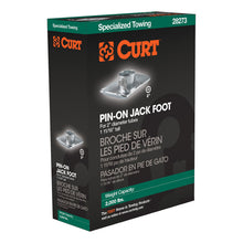 Load image into Gallery viewer, Curt Pin-On Jack Foot (Fits 2in Tube 2000lbs 1-11/16in Height Packaged)