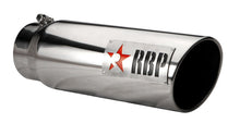 Load image into Gallery viewer, RBP RX-1 Polished Dual-Badged Exhaust Tip Inlet 5in. / Outlet 6in. / Length 18in. - Stainless Steel