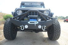 Load image into Gallery viewer, DV8 Offroad 07-18 Jeep Wrangler JK/JL FS-12 Mid Length Steel Front Bumper w/ Fog Lights