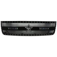 Load image into Gallery viewer, RBP RX-3 Midnight Edition Black LED Bar Grille (Studded) 11-14 Chevy Silverado 2500HD/3500HD