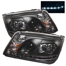 Load image into Gallery viewer, Spyder Volkswagen Jetta 99-05 Projector Headlights DRL Blk PRO-YD-VJ99-DRL-BK