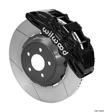 Load image into Gallery viewer, Wilwood 15-23 Ford Mustang SX6R Front Brake Kit 15in Lug Drive Rotor Slotted Black w/ Lines