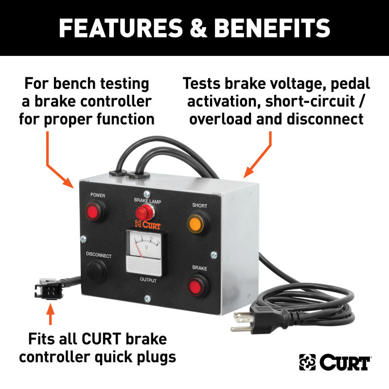 Curt Universal Trailer Brake Controller Tester