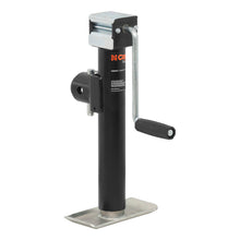 Load image into Gallery viewer, Curt Pipe-Mount Swivel Jack w/Side Handle (5000lbs 10in Travel)