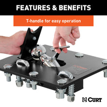 Load image into Gallery viewer, Curt 90-93 Ford F-250 Over-Bed Folding Ball Gooseneck Hitch