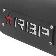 Load image into Gallery viewer, RBP RX-1 High Heat Textured Dual Badged Exhaust Tip Inlet 5in. / Outlet 6in. / Length 18in. - Black
