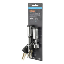 Load image into Gallery viewer, Curt Hitch &amp; Coupler Lock Set (2in Receiver 7/8in Latch)