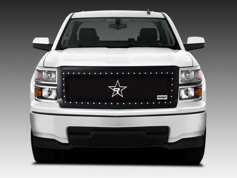 RBP NDX Series All Black Grille 14-15 Chevy Silverado 1500