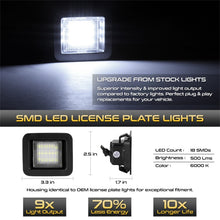 Load image into Gallery viewer, xTune 05-18 Ford F150 T10 Connector LED License Plate Bulb Assembly White 5500K LAC-LP-FF15015 -Pair