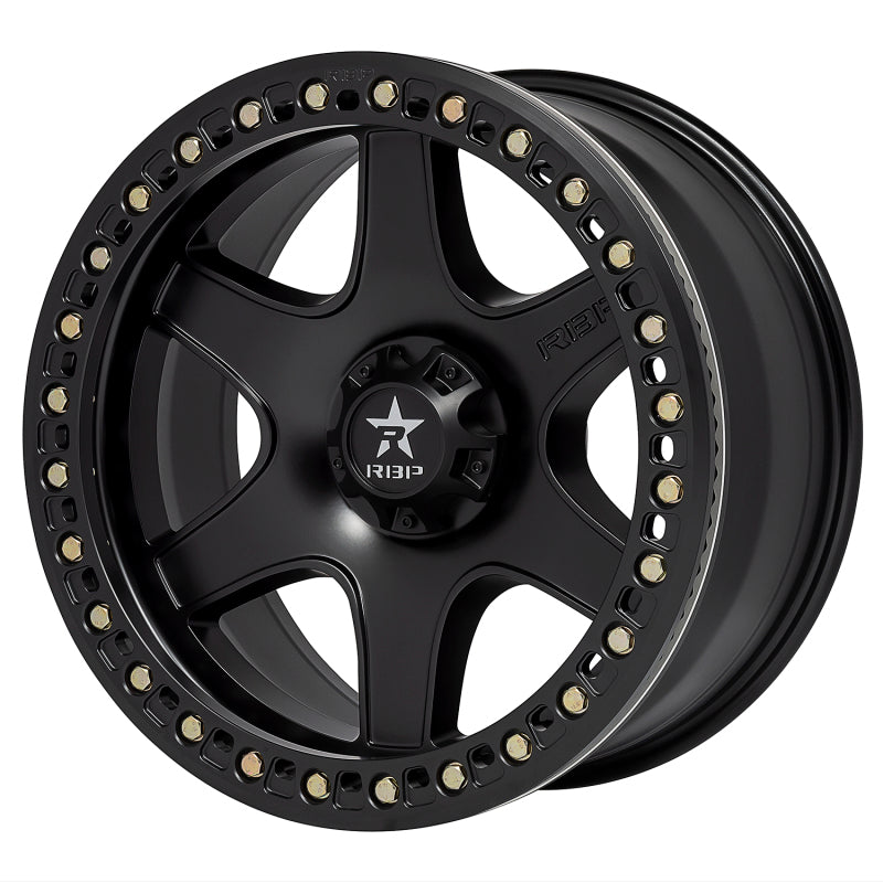 RBP 50R Cobra 17x9.0 6x135 BP / 4.5 BS -12mm Offset 87mm CB (Hub Centric) Black w/Black Ring Wheel