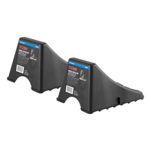 Load image into Gallery viewer, Curt Wheel Chock Set (Up to 17in Wide Wheels)