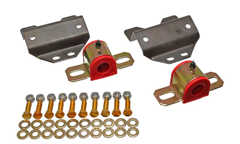 Energy Suspension 67-72 Dodge Dart / 65-69 Charger Red 15/16in Greaseable Bushing Adapter Kit