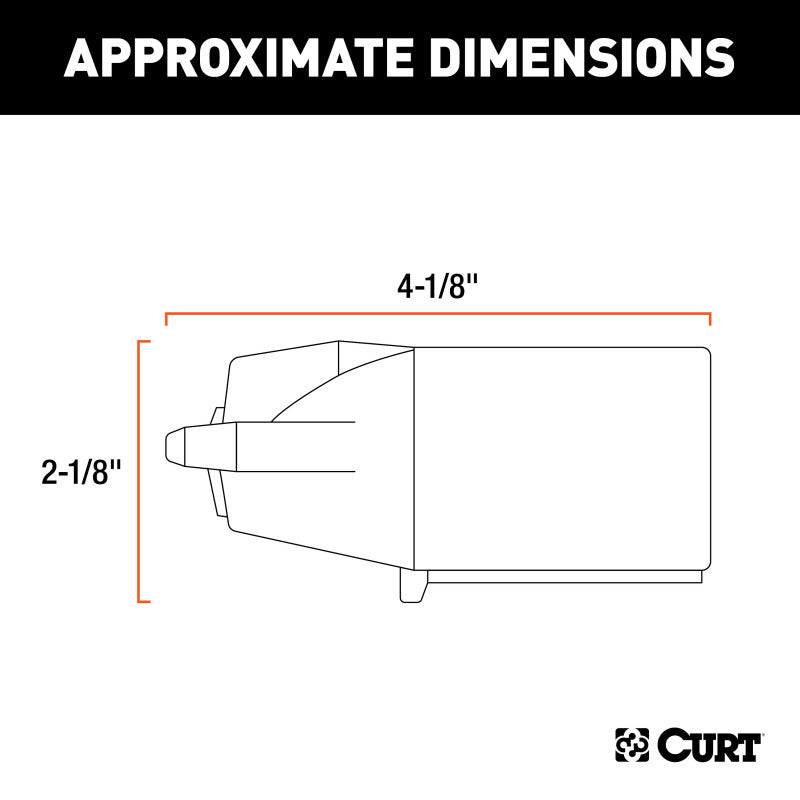Curt Heavy-Duty 7-Way RV Blade Connector Plug (Trailer Side)