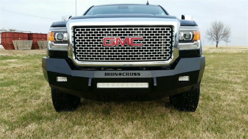 Iron Cross 07-14 GMC Sierra 2500/3500 Low Profile Front Bumper - Primer