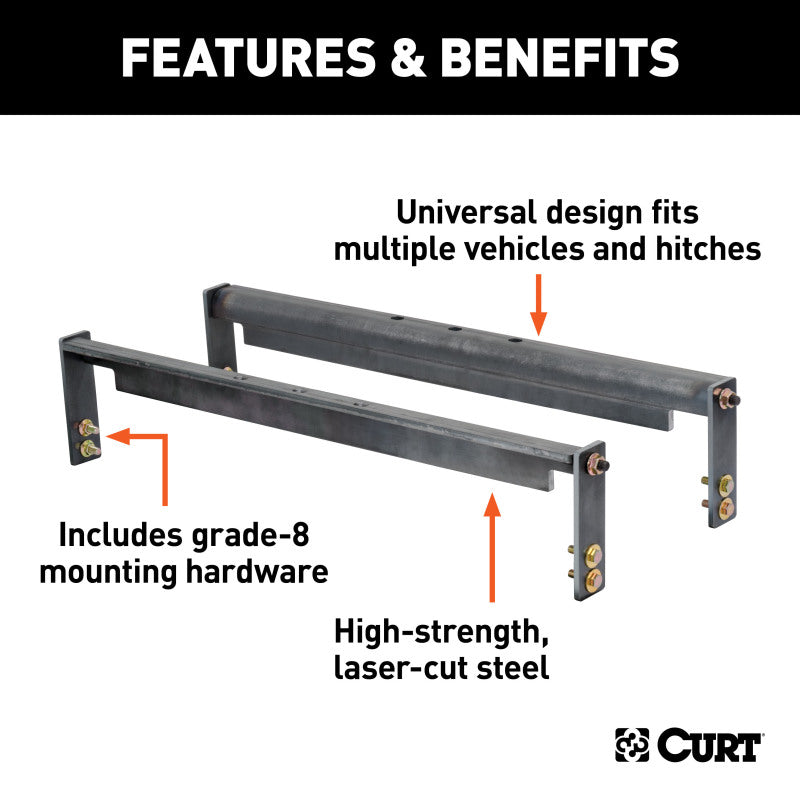 Curt Universal Over-Bed Gooseneck Installation Brackets