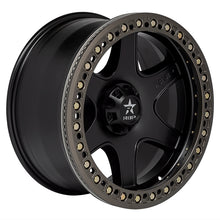 Load image into Gallery viewer, RBP 50R Cobra 17x9.0 6x139.7 BP / 4.5 BS / -12mm Offset 108mm CB Black w/Bronze Ring Wheel