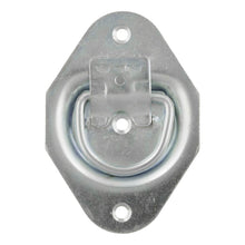 Load image into Gallery viewer, Curt 1-3/8in x 1-7/8in Recessed Tie-Down Ring (1200lbs Clear Zinc)