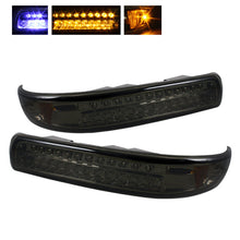 Load image into Gallery viewer, xTune Chevy Silverado 99-02 LED Amber Bumper Lights Smoke CBL-CS99-LED-SM