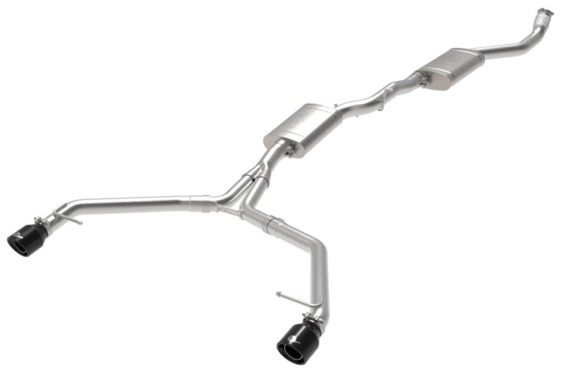 aFe MACH Force-Xp 13-16 Audi Allroad L4 SS Cat-Back Exhaust w/Black Tips