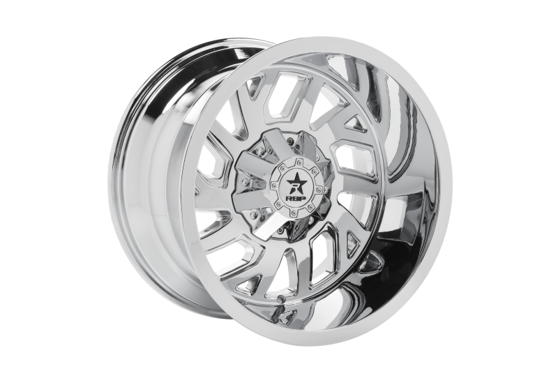 RBP 65R Glock 20x12 5x127 BP / 4.75 BS -44mm Offset 78mm CB (Hub Centric) Chrome Wheel