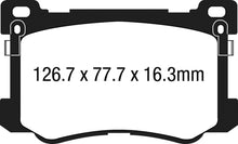 Load image into Gallery viewer, EBC 15+ Hyundai Genesis 3.8 Ultimax2 Front Brake Pads