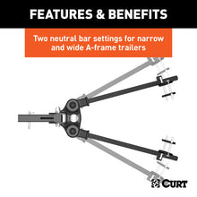 Load image into Gallery viewer, Curt TruTrack Trunnion Bar Weight Distribution System (8000-10000lbs 35-9/16in Bars)